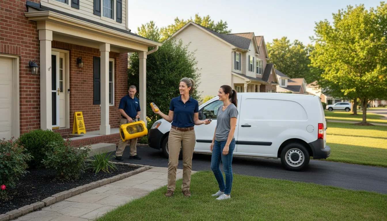 Residential water damage restoration in Sedona, AZ